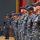 Sailors form the USS Fitzgerald prepare to receive awards for their damage control efforts after the collision. USN photo